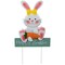 Northlight Bunny with Carrot Happy Easter Outdoor Garden Stake - 18.75"